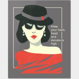 Coco "Keep Your Heels, Head & Standards High" Posters and Art